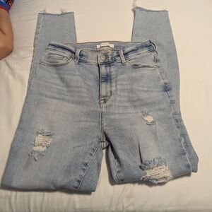 Pacsun Light Blue Distressed Jeans